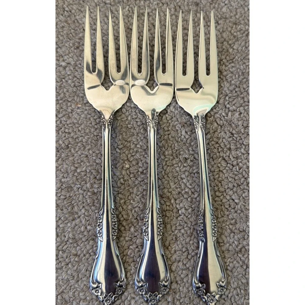 Lot of 12 Wm A Rogers Oneida LTD Mansfield Amadeus Deluxe Stainless Flatware EUC
